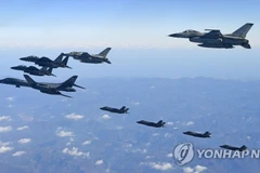 Máy bay chiến đấu của Hàn Quốc. (Nguồn: Yonhap)