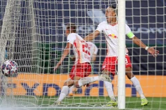 Hình ảnh đáng nhớ trong chiến thắng lịch sử của RB Leipzig
