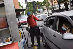 Một cửa hàng bán xăng dầu ở Venezuela. (Nguồn: AP)