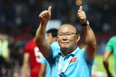 HLV Park Hang-seo của tuyển Việt Nam. (Ảnh: Nguyên An/Vietnam+)