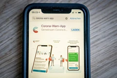 Ứng dụng cảnh báo, theo dõi lây nhiễm virus SARS-CoV-2 có tên gọi Corona-Warn-App. (Nguồn: dpa)