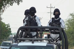 Lực lượng Vệ binh Quốc gia Mexico tuần tra. (Nguồn: Reuters)