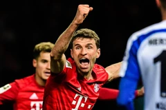 Mueller mở đầu chiến thắng cho Bayern. (Nguồn: Getty Images)