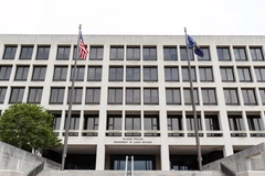 Tòa nhà Bộ Lao động Mỹ ở Washington DC. (Ảnh: THX/TTXVN)