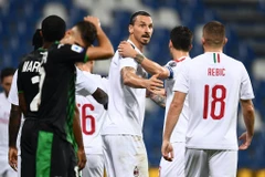 Ibrahimovic giúp Milan giành chiến thắng. (Nguồn: Getty Images)