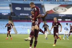 Vardy thăng hoa giúp Leicester vùi đập Man City. (Nguồn: AP)