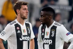 Daniele Rugani và Blaise Matuidi chiến thắng COVID-19. (Nguồn: Sky)