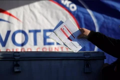 Nhiều cử tri ủng hộ bỏ phiếu qua thư. (Nguồn: France24)