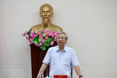 Đồng chí Trần Quốc Vượng, Ủy viên Bộ Chính trị, Thường trực Ban Bí thư. (Ảnh: Nguyễn Thanh/TTXVN)
