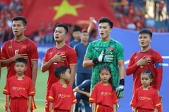 U23 Việt Nam buộc phải thắng để nắm quyền tự quyết ở lượt cuối. (Ảnh: Hoàng Linh/TTXVN)