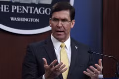 Bộ trưởng Quốc phòng Mỹ Mark Esper. (Nguồn: AFP)
