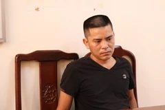 Đối tượng Nguyễn Bỉnh Khiêm tại Cơ quan điều tra. (Ảnh: Thái Hùng/TTXVN)