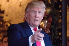 Tổng thống đắc cử Mỹ Donald Trump tại một sự kiện ở Palm Beach, bang Florida ngày 21/12. (Nguồn: AFP/TTXVN)