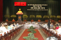 Quang cảnh phiên bế mạc. (Ảnh: Thanh Vũ/TTXVN)