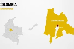 Vị trí bang Cundinamarca, nơi xảy ra vụ việc. (Nguồn: digitalofficepro)