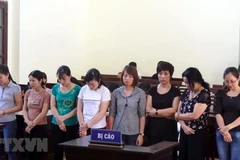 Các bị cáo tại phiên tòa sơ thẩm hồi tháng 7/2019. (Ảnh: Vũ Hà/TTXVN)