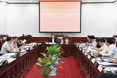 Tổ công tác của Thủ tướng Chính phủ kiểm tra việc thực hiện nhiệm vụ rà soát, hệ thống hóa văn bản quy phạm pháp luật. (Nguồn: Văn phòng Chính phủ)