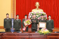 Bộ Công an tổ chức Lễ tuyên dương, khen thưởng huấn luyện viên, vận động viên thể thao Công an nhân dân đạt thành tích xuất sắc tại SEA Games 30. (Ảnh: Doãn Tấn/TTXVN)