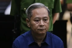 Bị cáo Nguyễn Hữu Tín, nguyên Phó Chủ tịch Ủy ban Nhân dân Thành phố Hồ Chí Minh. (Ảnh: Thành Chung/TTXVN)