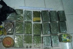 Tang vật của một vụ buôn bán ma túy. (Ảnh minh họa: Dương Chí Tưởng/TTXVN)