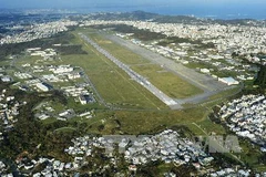 Căn cứ không quân Futenma tại Ginowan, tỉnh Okinawa tháng 9/2012. Kyodo/ TTXVN