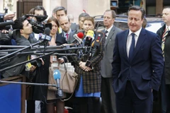 Thủ tướng Anh David Cameron nói tình hình tại Ukraine vẫn "đặc biệt bấp bênh" (Nguồn: AFP)