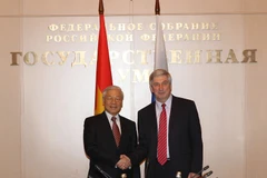 Tổng bí thư Nguyễn Phú Trọng hội kiến lãnh đạo hai viện Quốc hội Nga