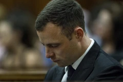 Oscar Pistorius trong thời gian hầu tòa (Nguồn: AFP)