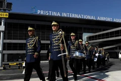Sân bay quốc tế Pristina (Nguồn: AFP)