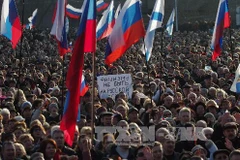 Khu vực miền Đông Ukraine tập trung đa số người dân nói tiếng Nga (Nguồn: AFP/TTXVN)