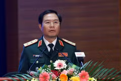 Trung tướng Nguyễn Tân Cương, Phó Tổng Tham mưu trưởng Quân đội Nhân dân Việt Nam. (Ảnh: Dương Giang/TTXVN)