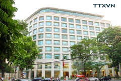 Tòa nhà Trung tâm Thông tấn Quốc gia số 5 Lý Thường Kiệt, Hà Nội. (Nguồn: TTXVN)