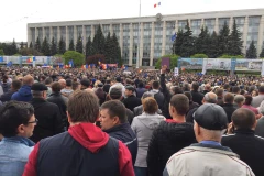 Biểu tình ở Moldova. (Nguồn: Moldova.org)