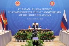 Thủ tướng Phạm Minh Chính tham dự Hội nghị cấp cao ASEAN-Nga lần thứ 4. (Ảnh: Dương Giang/TTXVN)