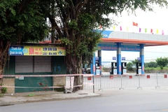 Một khu vực bị phong tỏa tại Hải Dương ngày 23/9. (Ảnh: Mạnh Tú/TTXVN)