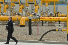 Một hệ thống đường ống dẫn khí đốt tại Moldova. (Ảnh: EPA/TTXVN)