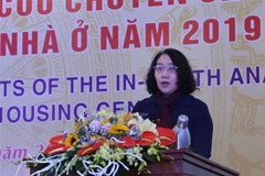 Bà Nguyễn Thị Hương, Tổng cục trưởng Tổng cục Thống kê. (Ảnh: Danh Lam/TXVN)