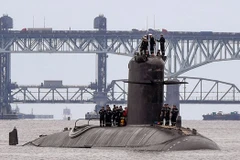 Tàu ngầm của Hải quân Pháp. (Ảnh: AP)