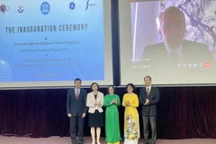 Lễ ra mắt Trung tâm Vật lý quốc tế và Trung tâm quốc tế Đào tạo và Nghiên cứu Toán học. (Ảnh: VGP)