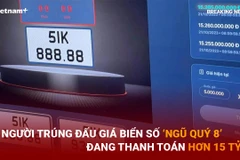 Bản tin 60s: Người trúng đấu giá biển số "ngũ quý 8" đang nộp 15 tỷ