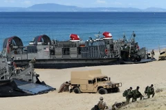 Binh sỹ Mỹ tham gia một cuộc tập trận. (Nguồn: AFP/TTXVN)