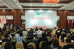 Quang cảnh lễ khai mạc. (Ảnh: Trọng Đạt/TTXVN)