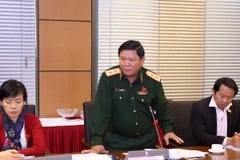 Đại biểu Quốc hội thành phố Đà Nẵng Lê Văn Hoàng phát biểu ý kiến. (Ảnh: Phương Hoa/TTXVN)