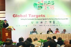 Quang cảnh phiên thứ nhất của Hội nghị quốc tế Biển Đông Á. (Ảnh: Trọng Đạt/TTXVN)