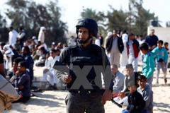 Cảnh sát Ai Cập. (Ảnh: THX/TTXVN)