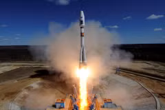 Vụ phóng tên lửa đầu tiên từ sân bay vũ trụ Vostochny diễn ra tháng 4/2016. (Nguồn: Reuters)