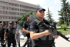 Cảnh sát Thổ Nhĩ Kỳ. (Ảnh: AFP/TTXVN)