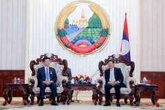 Quang cảnh buổi tiếp. (Ảnh: Phạm Kiên/Vietnam+)