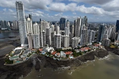 Thành phố Panama City, nơi đặt trụ sở của Công ty luật Mossack Fonseca. (Ảnh: AFP/TTXVN)