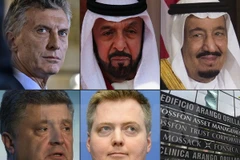 Một loạt những nhân vật quyền lực có tên trong Hồ sơ Panama. (Ảnh: AFP/TTXVN) 